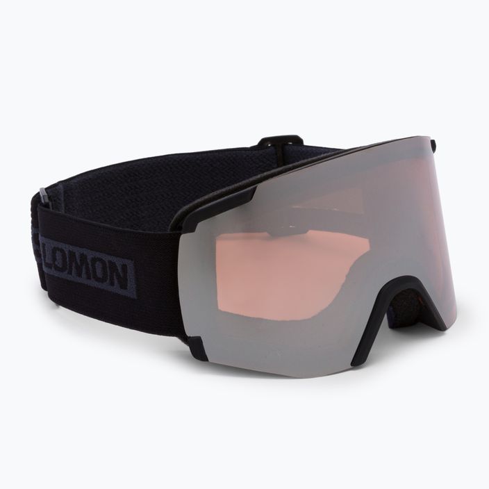 Salomon S/View ski goggles black/flash tonic orange L47006500