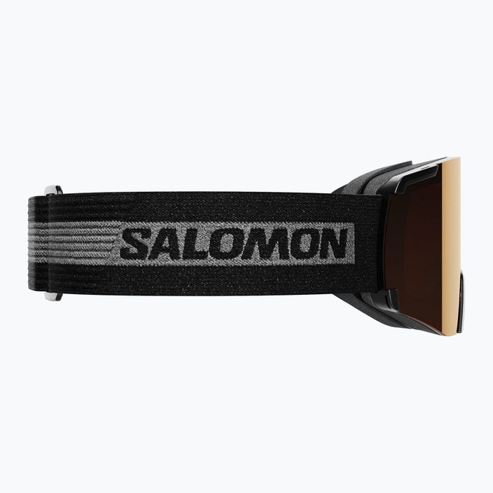 Salomon S/View ski goggles black/flash tonic orange L47006500 7