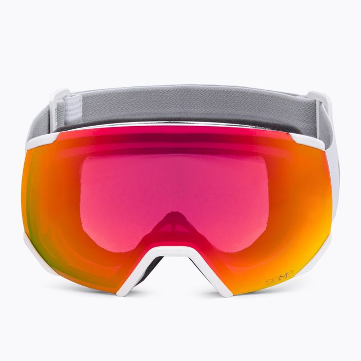 Salomon ski goggles Radium white/sigma poppy red L47005300 2