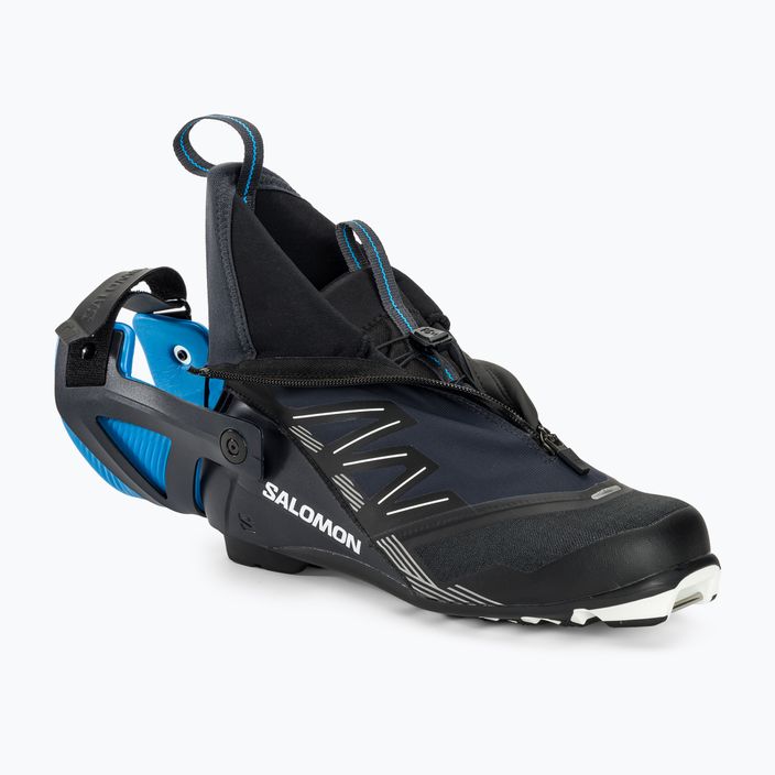 Men's Salomon RS8 Prolink cross-country ski boots dark navy/black/process blue 7