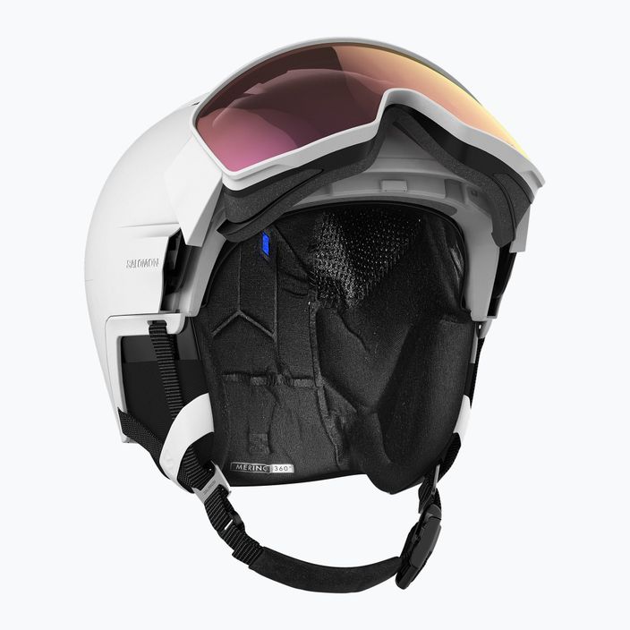 Salomon Driver Prime Sigma Plus+el S1/S2 ski helmet white L47011000 9