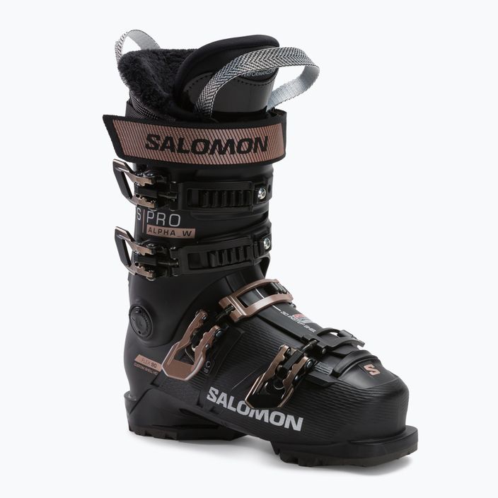 Women's ski boots Salomon S Pro Alpha 90W GW black L47045900