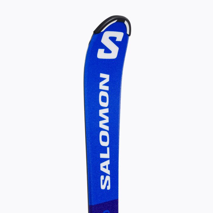 Children's downhill skis Salomon S Race Jr. + C5 blue L47042100 8