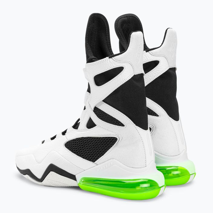 Women's Nike Air Max Box shoes white/black/electric green 3