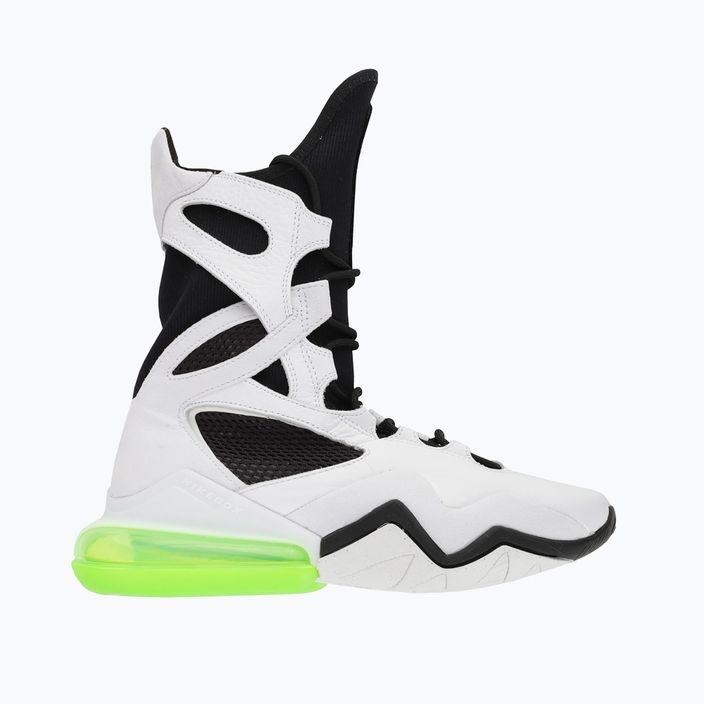 Women's Nike Air Max Box shoes white/black/electric green 12