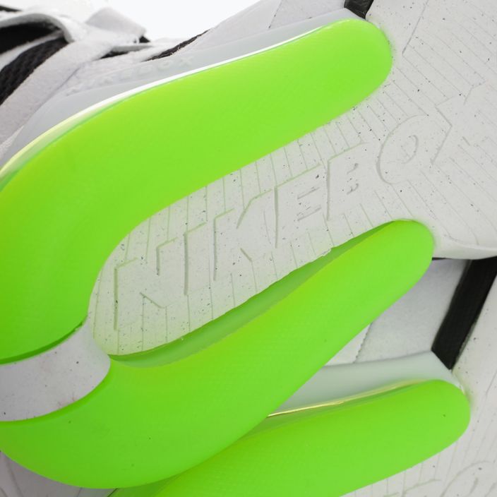 Women's Nike Air Max Box shoes white/black/electric green 16
