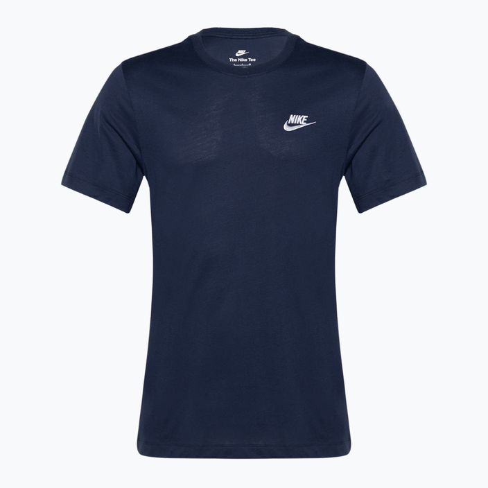 Men's Nike Sportswear Club black midnight navy/white T-shirt