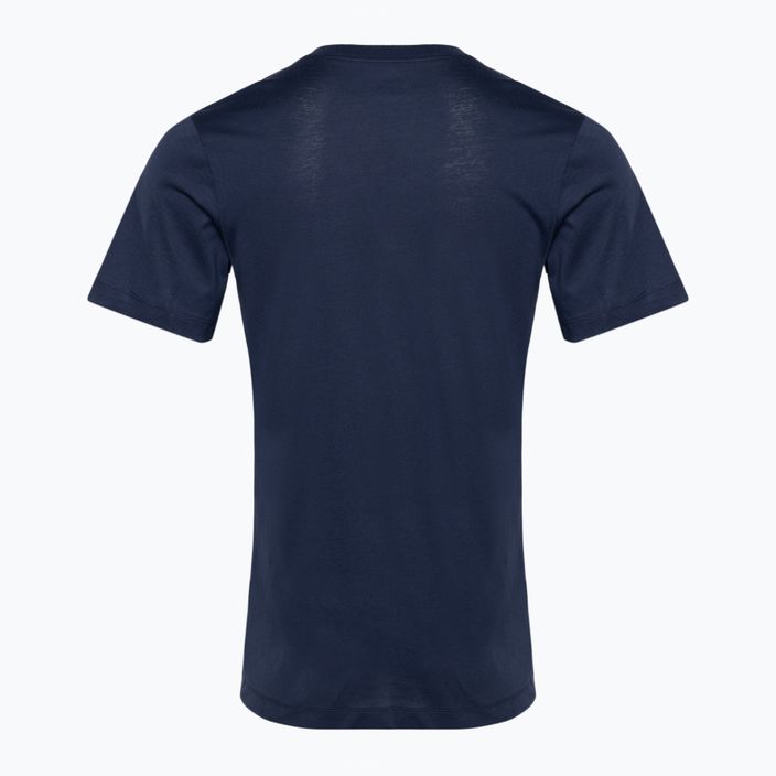 Men's Nike Sportswear Club black midnight navy/white T-shirt 2