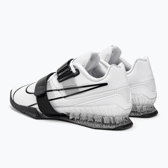 Nike Romaleos 4 white/black weightlifting shoes 3