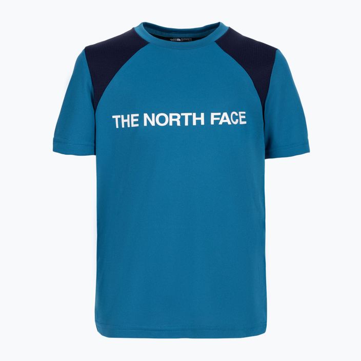 The North Face Never Stop children's trekking t-shirt blue NF0A5J3OM191