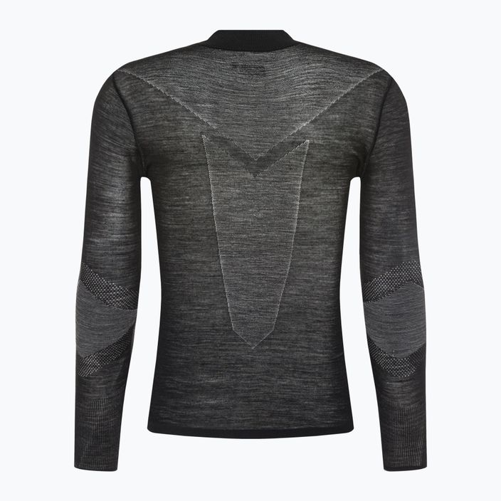 Men's Smartwool Intraknit Merino 200 1/4 Zip thermal T-shirt black SW016260960 2