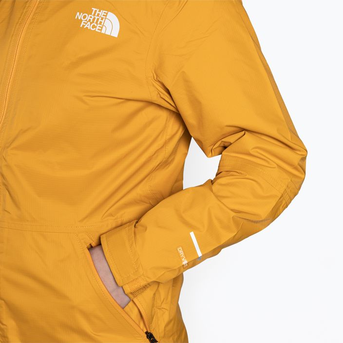The North Face Alta Vista Rain children's rain jacket yellow NF0A7QI556P1 4