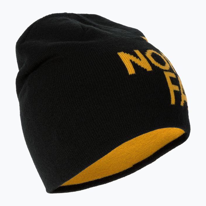 The North Face Reversible Tnf Banner winter cap black and yellow NF00AKNDAGG1