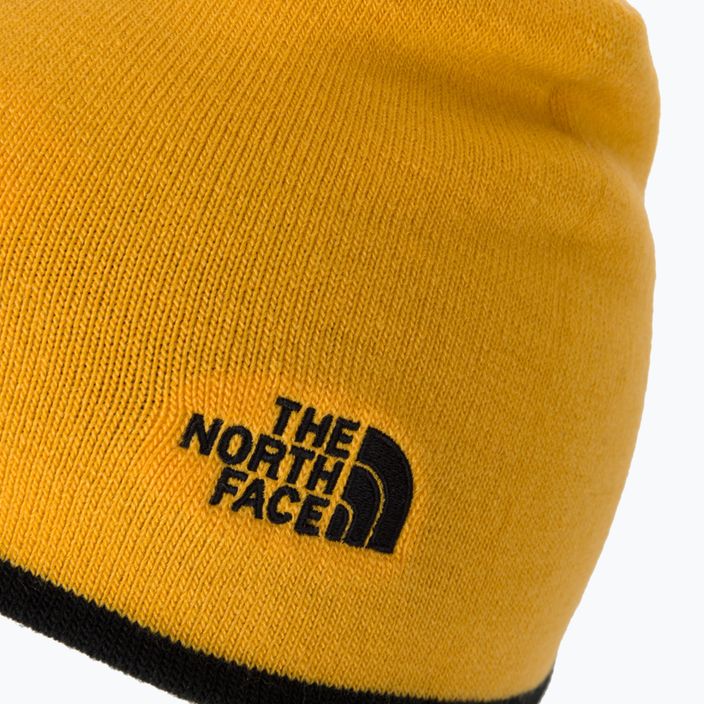The North Face Reversible Tnf Banner winter cap black and yellow NF00AKNDAGG1 6