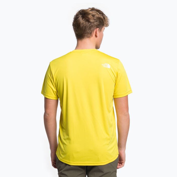 Men's training t-shirt The North Face Reaxion Easy yellow NF0A4CDV7601 4