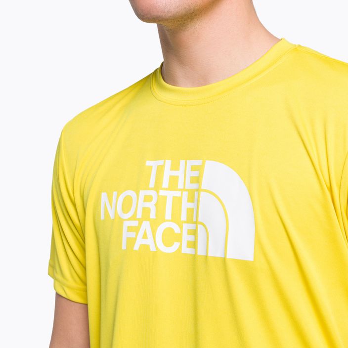Men's training t-shirt The North Face Reaxion Easy yellow NF0A4CDV7601 5