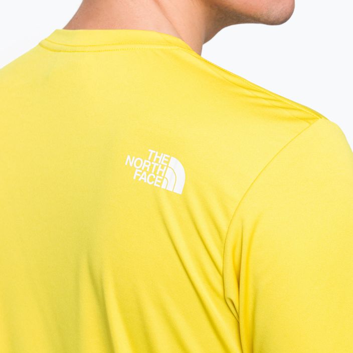 Men's training t-shirt The North Face Reaxion Easy yellow NF0A4CDV7601 6