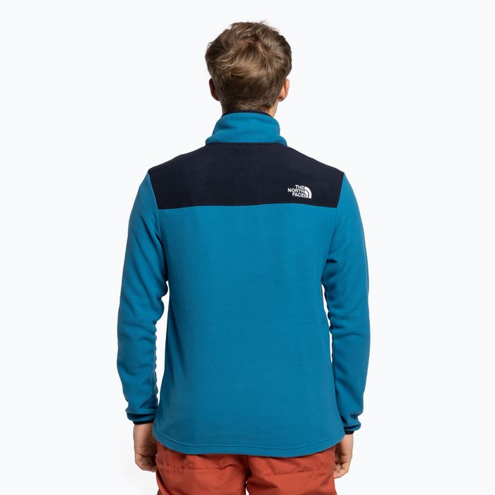 Men's fleece sweatshirt The North Face Homesafe Snap Neck blue NF0A55HM49C1 4