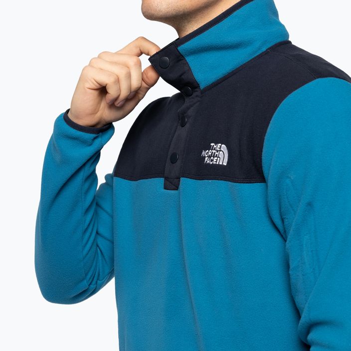 Men's fleece sweatshirt The North Face Homesafe Snap Neck blue NF0A55HM49C1 5