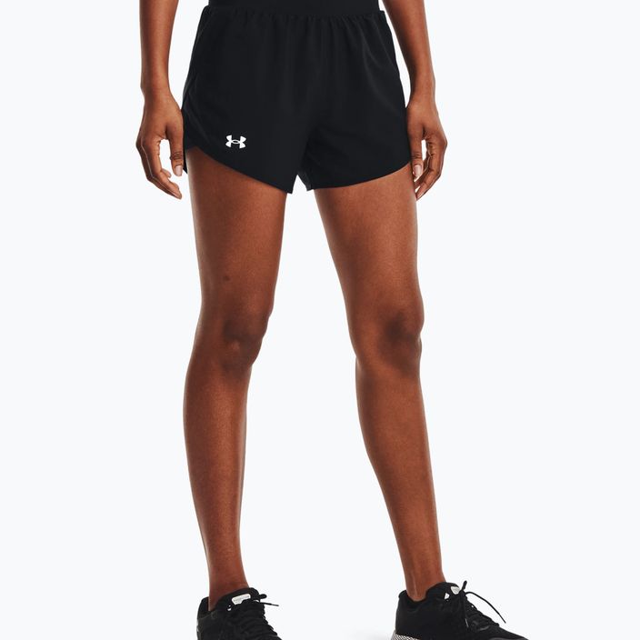 Under Armour Fly By 2.0 women's running shorts black 1350196 3