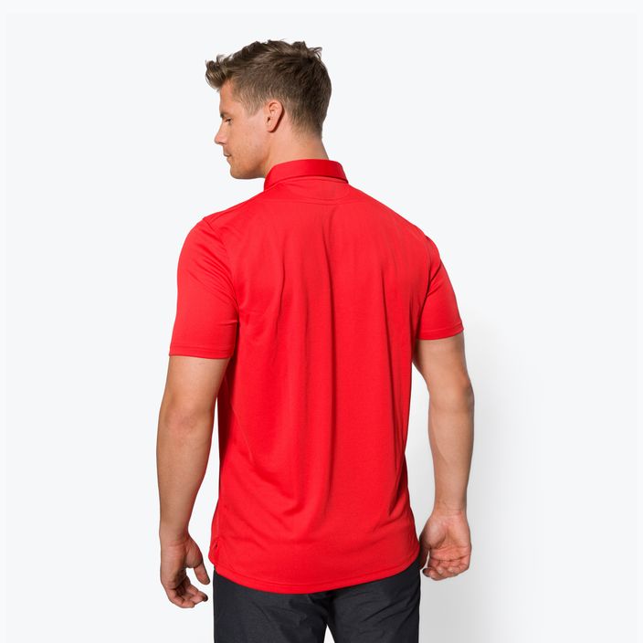 Men's Oakley Icon TN Protect RC polo shirt red FOA401918 3