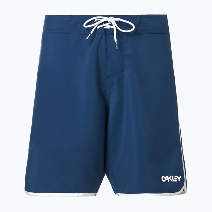 Men's Oakley Solid Crest 19" swim shorts navy blue FOA4018116A1