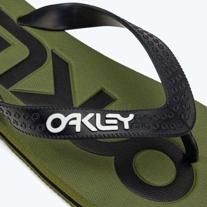 Men's Oakley College Flip Flop green FOF10025586L 7