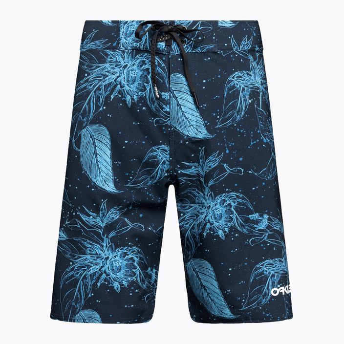 Men's Oakley Ohana Floral 20" swim shorts blue FOA403022