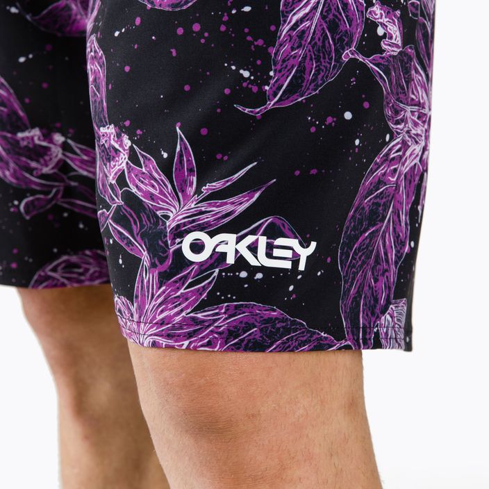 Men's Oakley Retro Split 21 swim shorts purple FOA403024 8