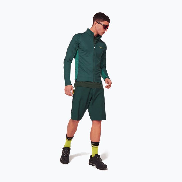 Men's Oakley Elements Thermal cycling sweatshirt green FOA403117 2