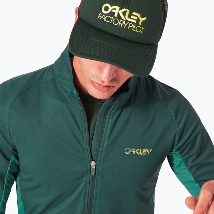 Men's Oakley Elements Thermal cycling sweatshirt green FOA403117 5