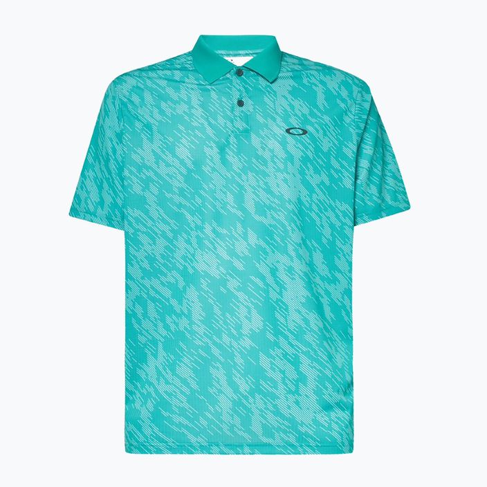 Oakley men's Contender Print polo shirt blue FOA403162 7
