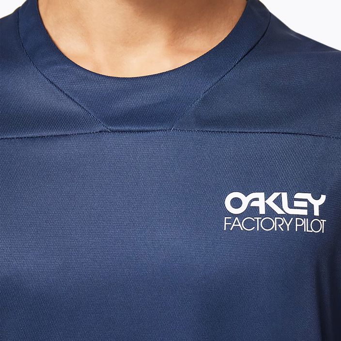 Oakley Factory Pilot Lite MTB men's cycling jersey Blue FOA403173 6