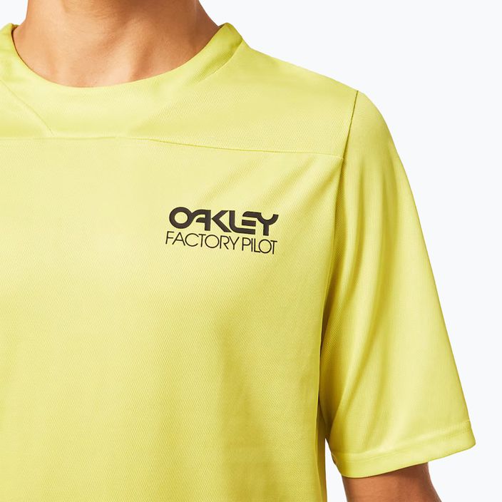 Oakley Factory Pilot Lite MTB men's cycling jersey yellow FOA403173 4