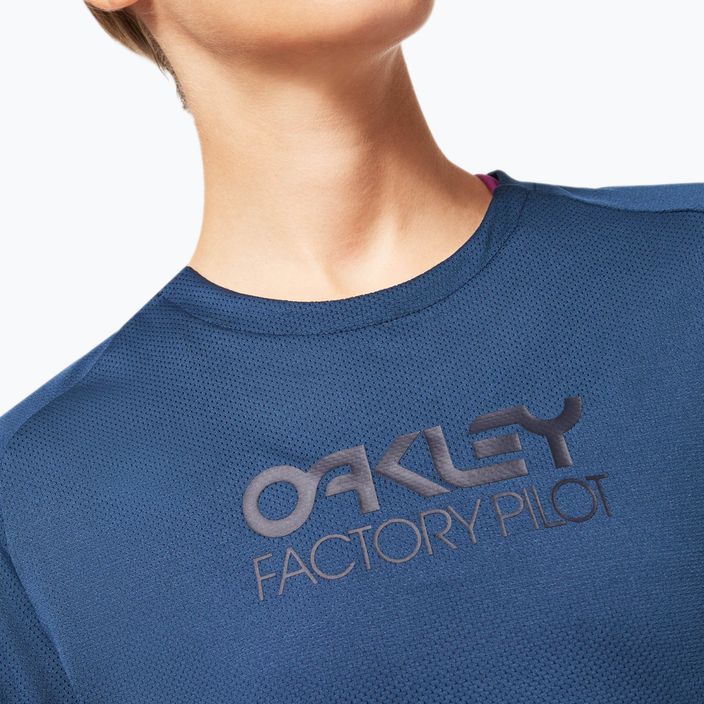 Oakley Factory Pilot women's cycling jersey navy blue FOA500224 6