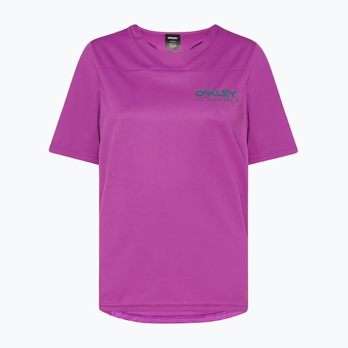 Oakley Factory Pilot Lite SS women's short sleeve t-shirt purple FOA500274