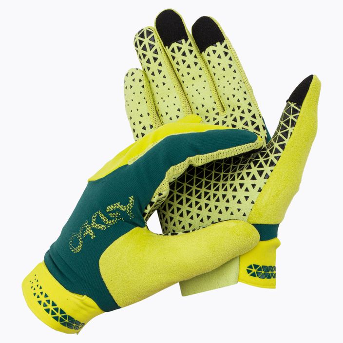 Oakley Off Camber MTB cycling gloves yellow FOS900875
