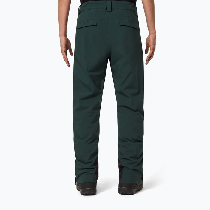 Men's Oakley Axis Insulated green snowboard trousers FOA403446 2