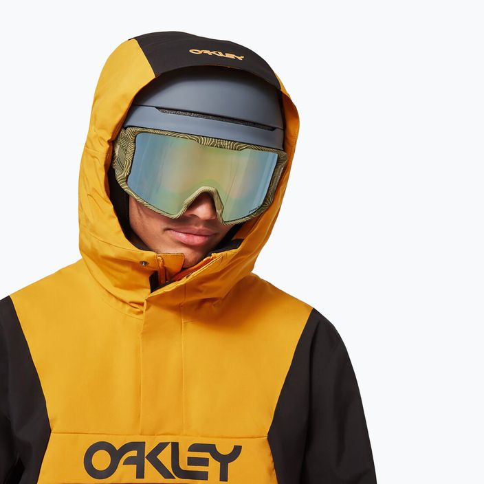 Oakley TNP TBT Insulated Anorak Yellow Men's Snowboard Jacket FOA403652 4