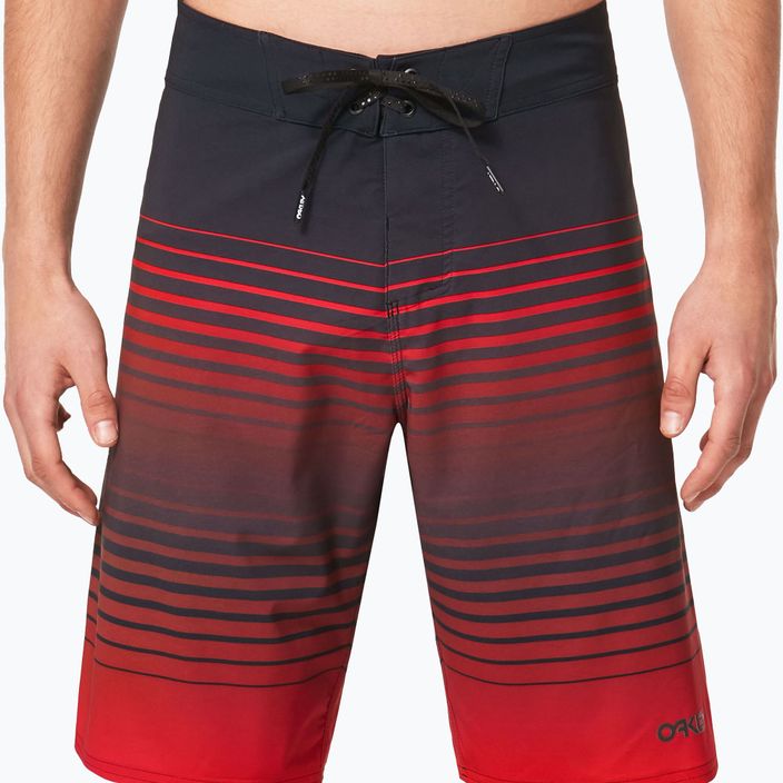 Oakley Fade Out RC 21" men's swim shorts black/red FOA40370403H 6
