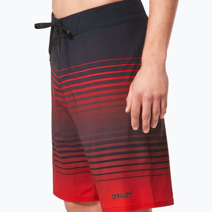 Oakley Fade Out RC 21" men's swim shorts black/red FOA40370403H 8