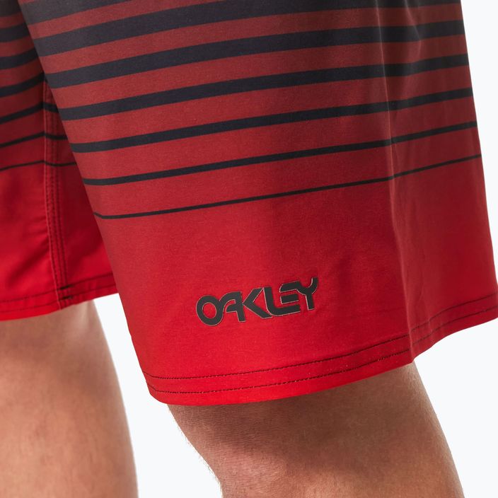 Oakley Fade Out RC 21" men's swim shorts black/red FOA40370403H 10
