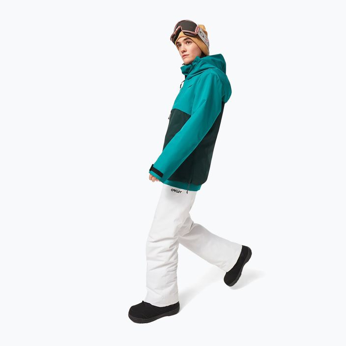 Oakley Holly Anorak women's snowboard jacket green FOA500124 3