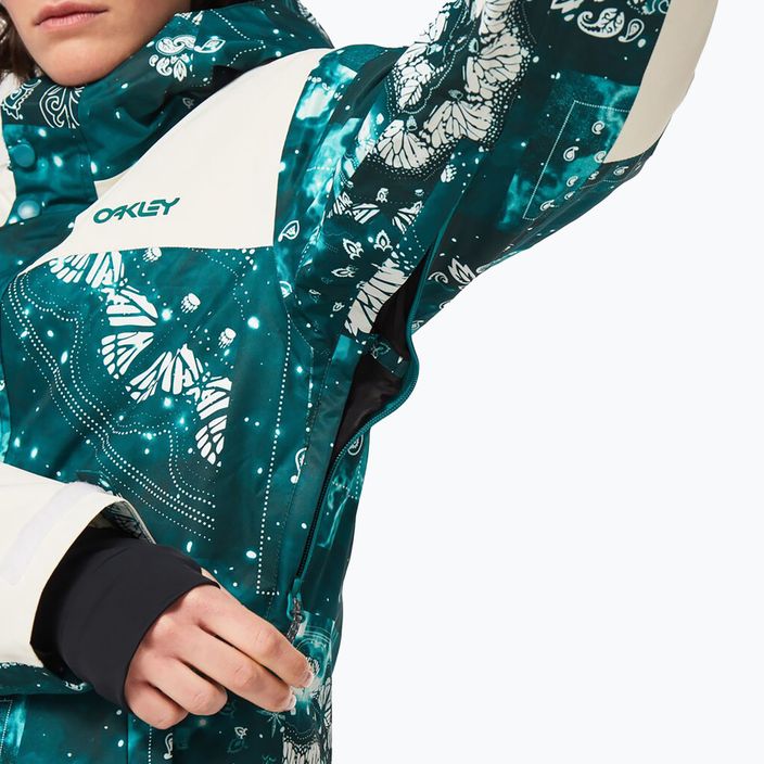 Oakley TC Aurora RC Insulated women's snowboard jacket green FOA500278 6