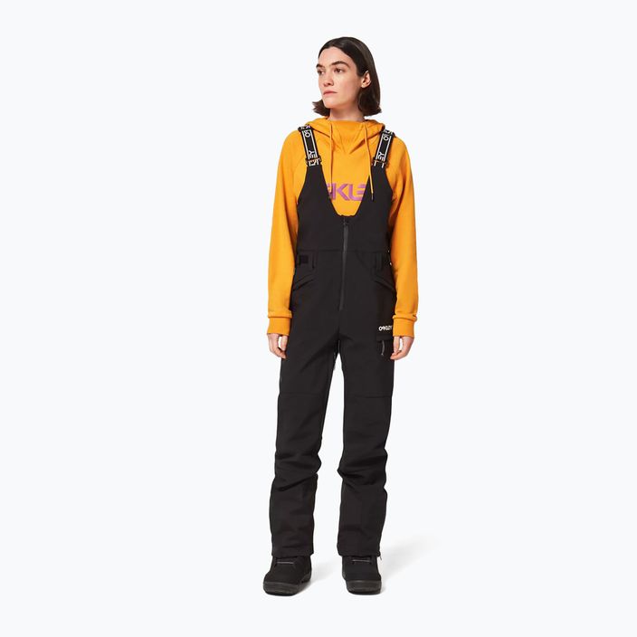 Women's Oakley TC Dharma Softshell Bib Snowboard Pants Black FOA500279