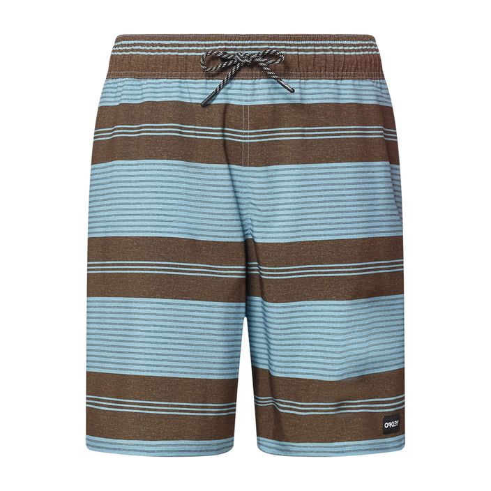 Oakley men's Marlin RC 20" blue-brown swim shorts FOA4043039TH 2