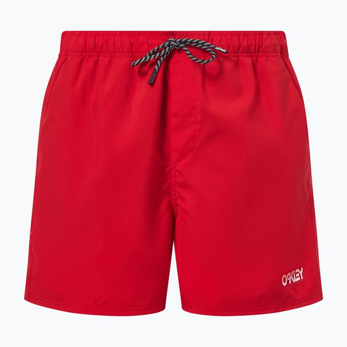 Men's Oakley Beach Volley 16" swim shorts red FOA404310465