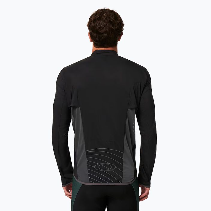 Oakley Endurance Pkbl Wind men's cycling jacket black FOA404387 3