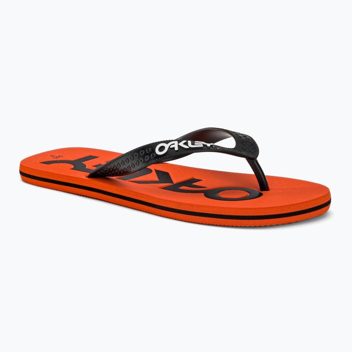 Men's Oakley College Flip Flop Orange FOF10025571G
