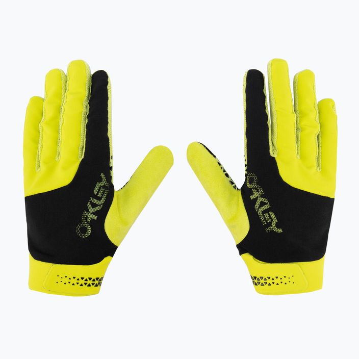 Oakley Off Camber Mtb cycling gloves yellow and black FOS900875 3